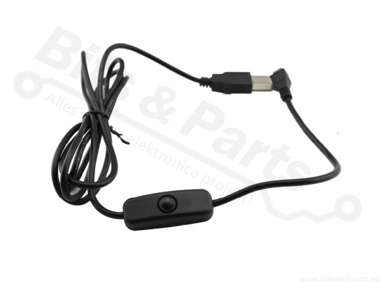 USB Power Cable with On/Off Switch USB A - B Micro
